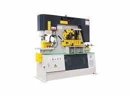 90T Metal Ironworker Machine 5.5KW hydraulic Ironworker Fabricating Machine